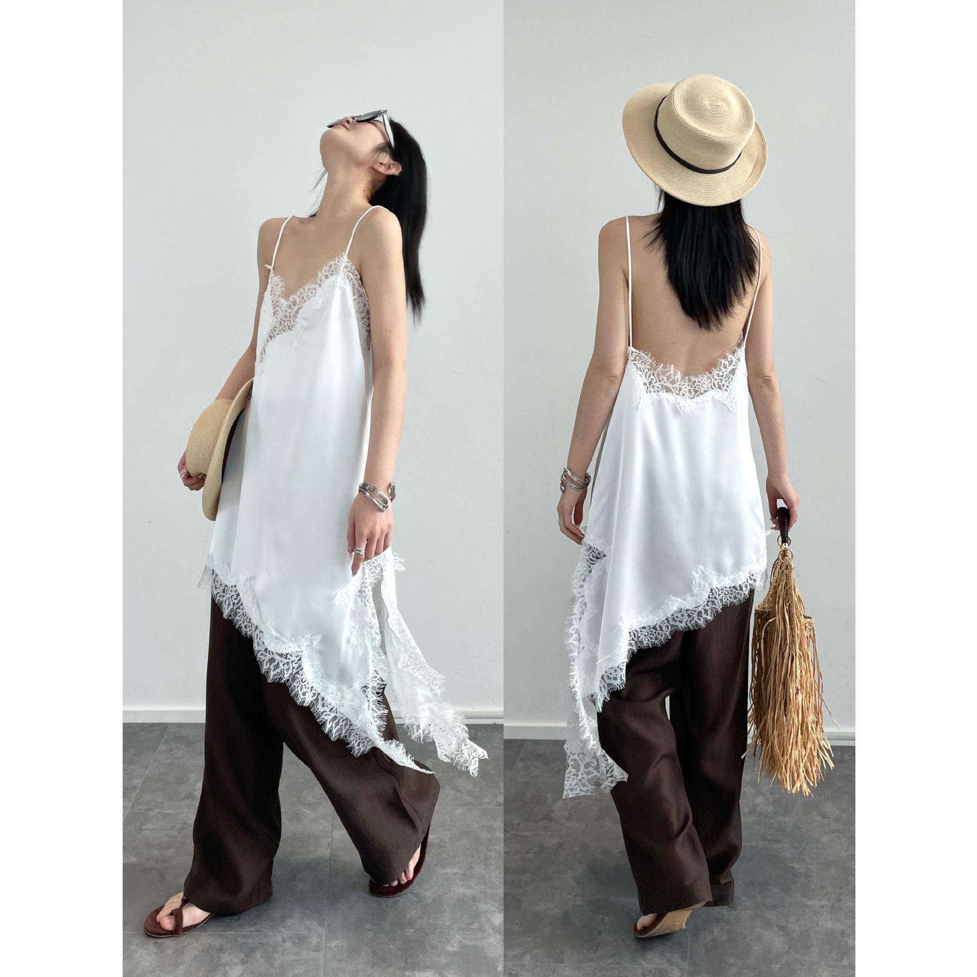 Southern Fish French Lace Irregular Slip Dress - Spring Collection M білий
Southern Fish French Lace Irregular Slip Dress - Spring Collection M білий