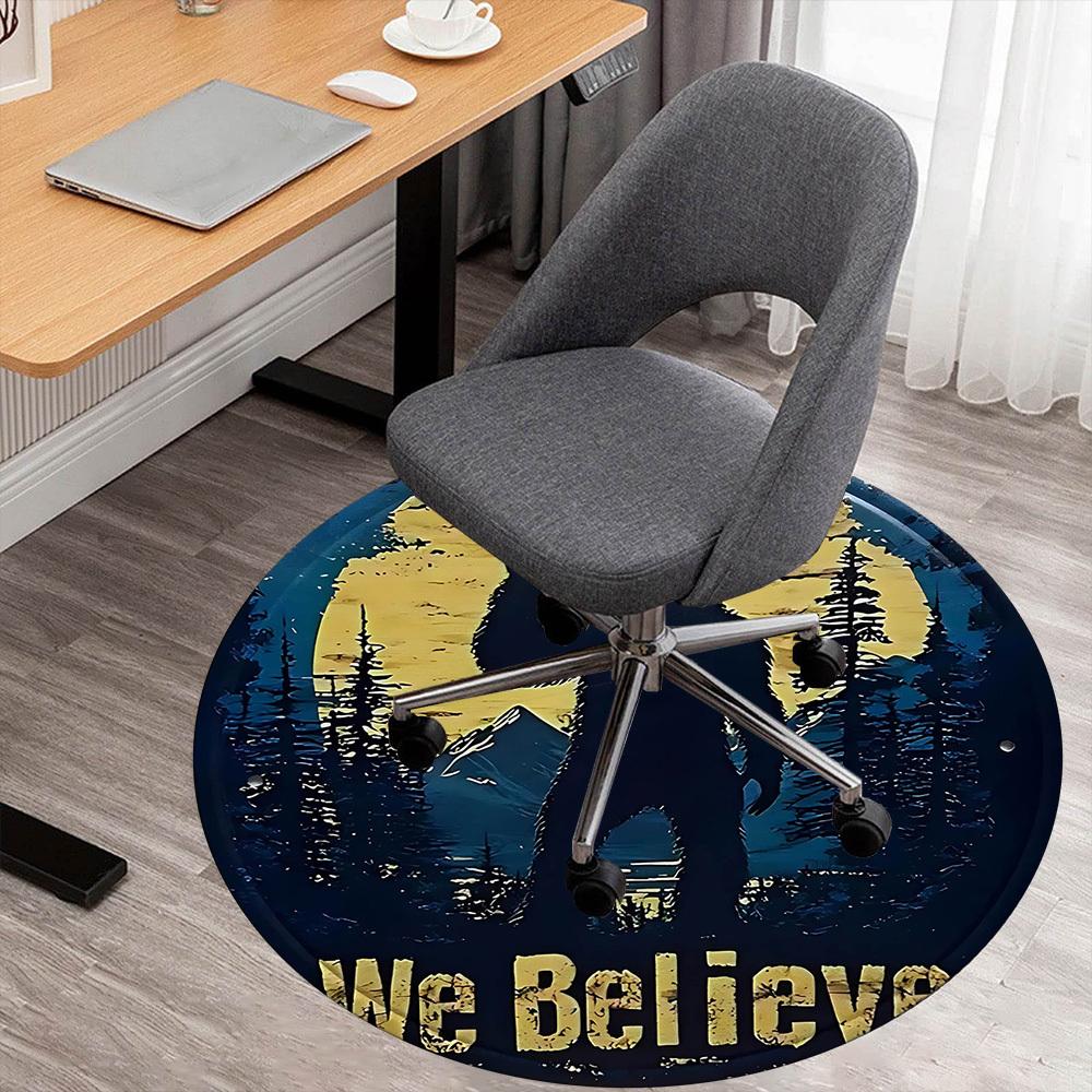 1pc Bigfoot We Believe Round Chair mat Area Rug - Non-Slip, Floor Mat for Office, Bedroom, and Indoor Decor -1002281 80cm by 80cm
1pc Bigfoot We Believe Round Chair mat Area Rug - Non-Slip, Floor Mat for Office, Bedroom, and Indoor Decor -1002281 80cm by 80cm