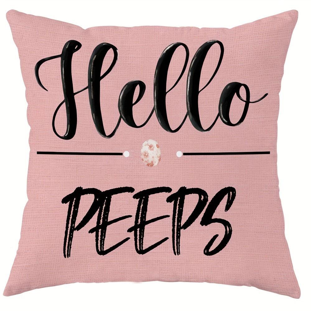Pink Easter Print Nordic Home Decor Pillowcase Bedroom Living Room Sofa Decoration Polyester Cushion Cover with Zipper 45x45cm
Pink Easter Print Nordic Home Decor Pillowcase Bedroom Living Room Sofa Decoration Polyester Cushion Cover with Zipper 45x45cm