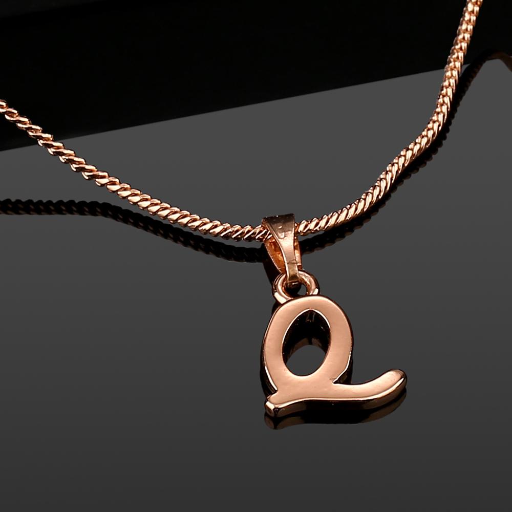 Estele Valentine gift - Подвеска Intital Q Letter с покрытием из розового золота для женщин
Estele Valentine gift - Подвеска Intital Q Letter с покрытием из розового золота для женщин