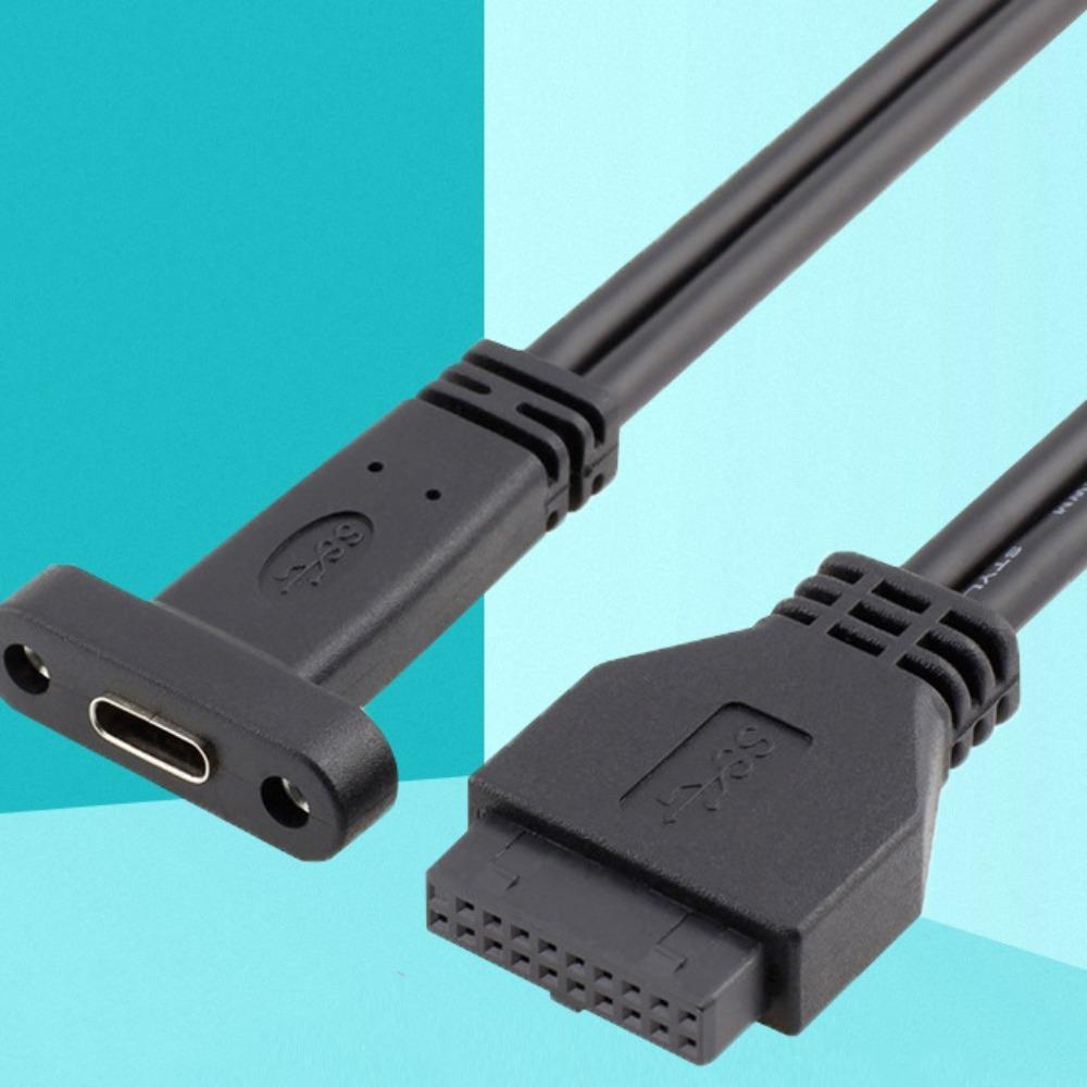Male 19pin Header Cable Usb-C Female 3.0 19pin Type C To 19pin Cable Motherboard Extension Cord
Male 19pin Header Cable Usb-C Female 3.0 19pin Type C To 19pin Cable Motherboard Extension Cord