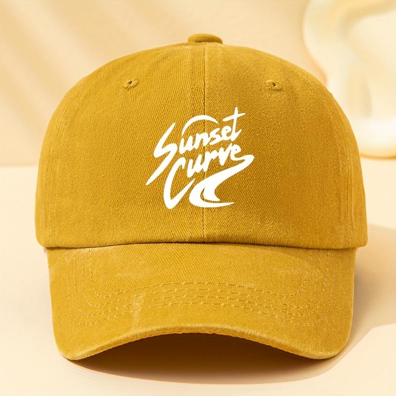 Sunset Curve Letter Print Men s Washed Baseball Cap Suitable for Outdoor Sports and Leisure Hats жовтий
Sunset Curve Letter Print Men s Washed Baseball Cap Suitable for Outdoor Sports and Leisure Hats жовтий