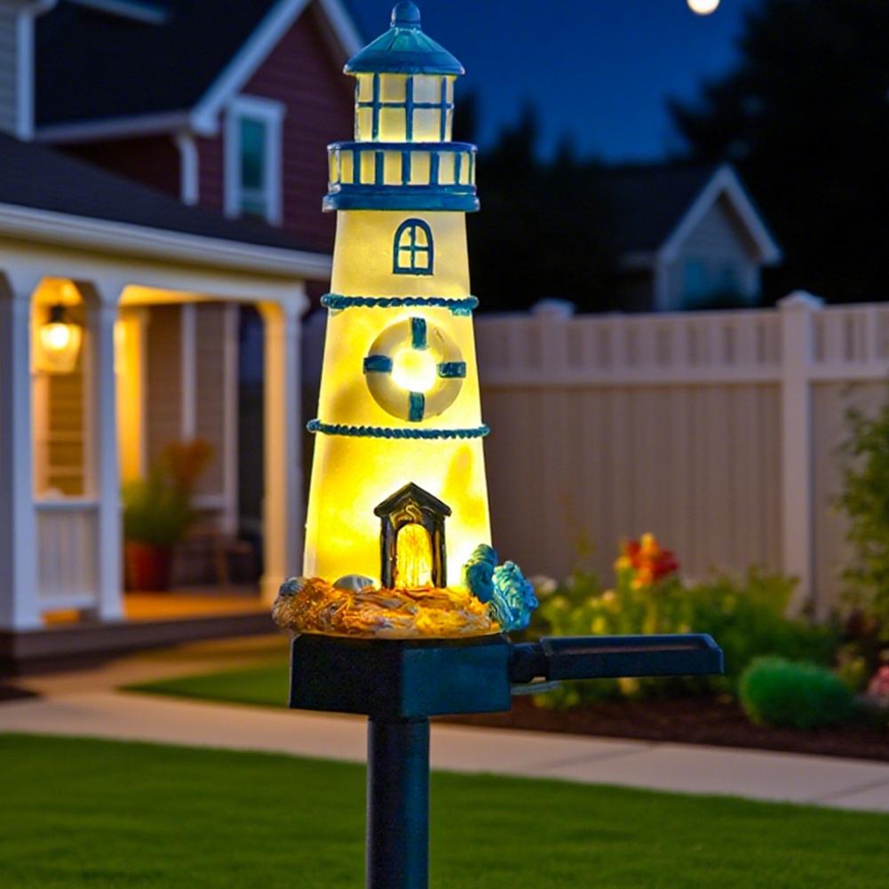 Outdoor Solar Lighthouse Lights with LED Waterproof Resin Design for Garden Yard Landscape Automatic Dusk to Dawn Operation синій
Outdoor Solar Lighthouse Lights with LED Waterproof Resin Design for Garden Yard Landscape Automatic Dusk to Dawn Operation синій