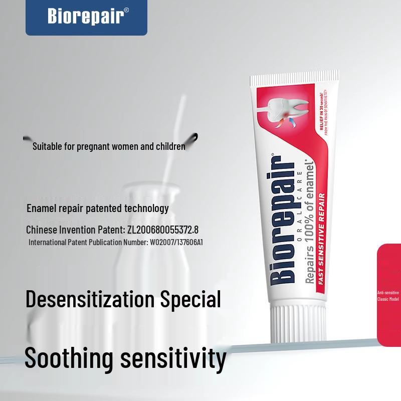 Belida Enamel Repair & Whitening Night Toothpaste, Anti-sensitive & Gum Protection, 75ml - Classic Italian Import
Belida Enamel Repair & Whitening Night Toothpaste, Anti-sensitive & Gum Protection, 75ml - Classic Italian Import
