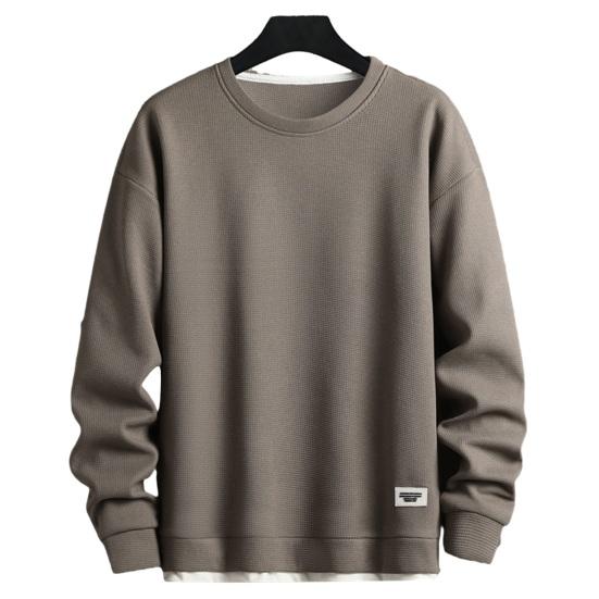 Мужской осенне-зимний топ, искусственный двухсекционный лоскутный однотонный свободный пуловер с круглым вырезом, средней длины, с длинными рукавами, мягкая уличная одежда 3XL
Мужской осенне-зимний топ, искусственный двухсекционный лоскутный однотонный свободный пуловер с круглым вырезом, средней длины, с длинными рукавами, мягкая уличная одежда 3XL