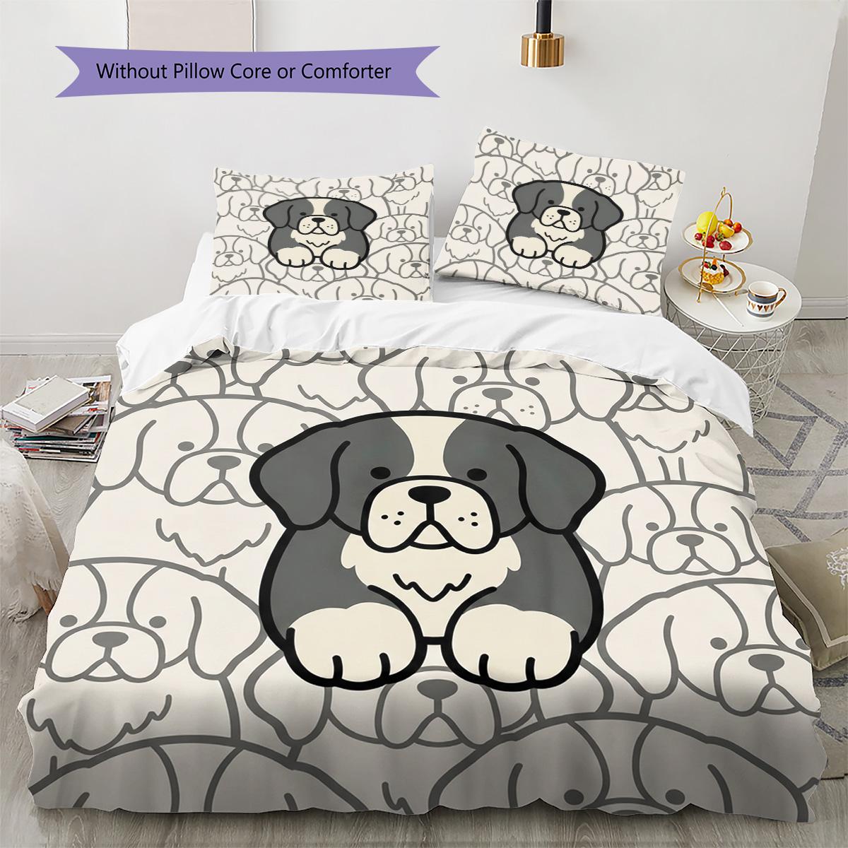 St. Bernard dog Pattern Bedding Quilt Set Quilt Cover Pillowcase Home Decoration Birthday Gift (1 * duvet cover + 2 * pillowcase, without core) 135x200cm
St. Bernard dog Pattern Bedding Quilt Set Quilt Cover Pillowcase Home Decoration Birthday Gift (1 * duvet cover + 2 * pillowcase, without core) 135x200cm