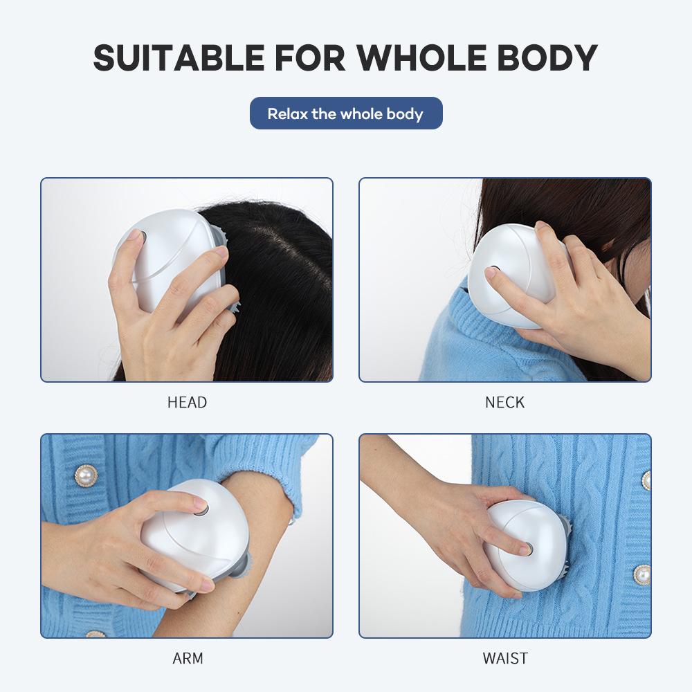 4 Silicone Electric Head Scalp Massager Pet Dual-purpose Portable Waterproof USB Head Scalp Massage Kneading Vibrating Device
4 Silicone Electric Head Scalp Massager Pet Dual-purpose Portable Waterproof USB Head Scalp Massage Kneading Vibrating Device