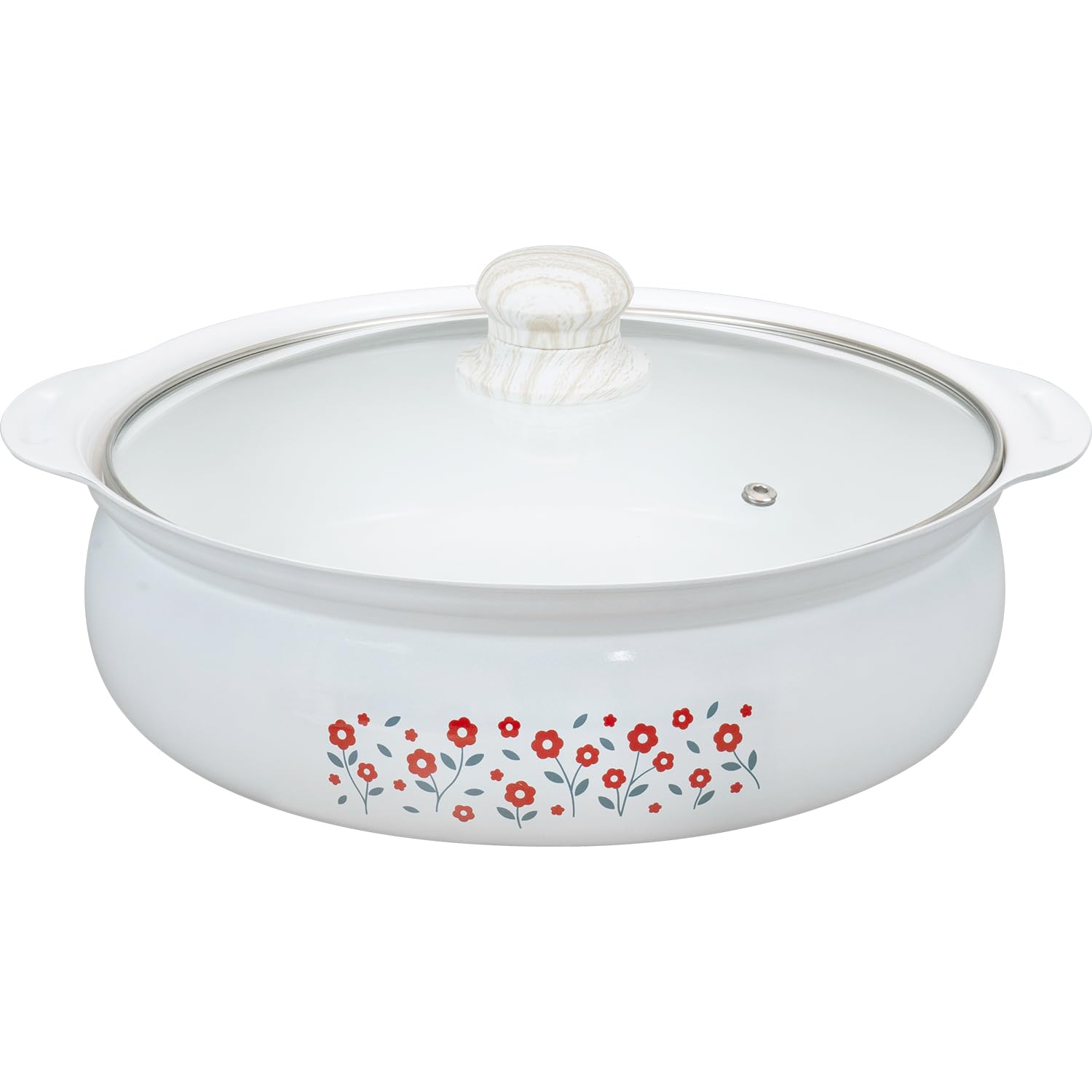 Wahei Freize Tabletop Pot 27cm Pot Ceramic Processed Enamel Processed White Showa Retro Retro IH/Gas Two-Handed RB-2867
Wahei Freize Tabletop Pot 27cm Pot Ceramic Processed Enamel Processed White Showa Retro Retro IH/Gas Two-Handed RB-2867
