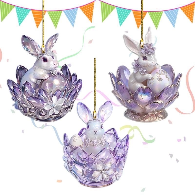 Easter Bunny Ornaments Cartoon Bunny Tree Pendant Decor Charm Decorative 2D Acrylic Ornaments 2025 Spring Party Supplies
Easter Bunny Ornaments Cartoon Bunny Tree Pendant Decor Charm Decorative 2D Acrylic Ornaments 2025 Spring Party Supplies