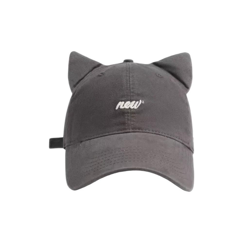 Wide Brim Cat Ear Hat Cotton Peaked Cap Versatile Embroidery Letter Baseball Cap Sports серый
Wide Brim Cat Ear Hat Cotton Peaked Cap Versatile Embroidery Letter Baseball Cap Sports серый