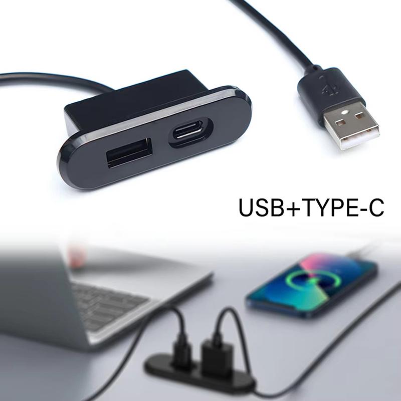 For Office Bedroom Table Recessed Sockets 1 USB-A And 1 Type-C Built In Desktop Hidden Power Outlet With 1.2M Extension Cord чорний
For Office Bedroom Table Recessed Sockets 1 USB-A And 1 Type-C Built In Desktop Hidden Power Outlet With 1.2M Extension Cord чорний