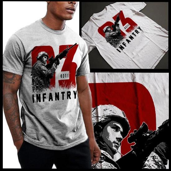 Infantry T-Shirt 0311 Combat War Grunt Size Small To 3XL new cotton tee 2XL
Infantry T-Shirt 0311 Combat War Grunt Size Small To 3XL new cotton tee 2XL