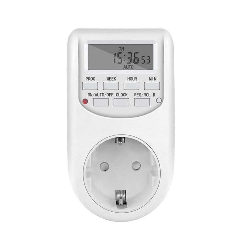 Intelligent Timers Plug with Small Screen Display Safety Features German Compatible for Remote Management Electronics 1 білий
Intelligent Timers Plug with Small Screen Display Safety Features German Compatible for Remote Management Electronics 1 білий