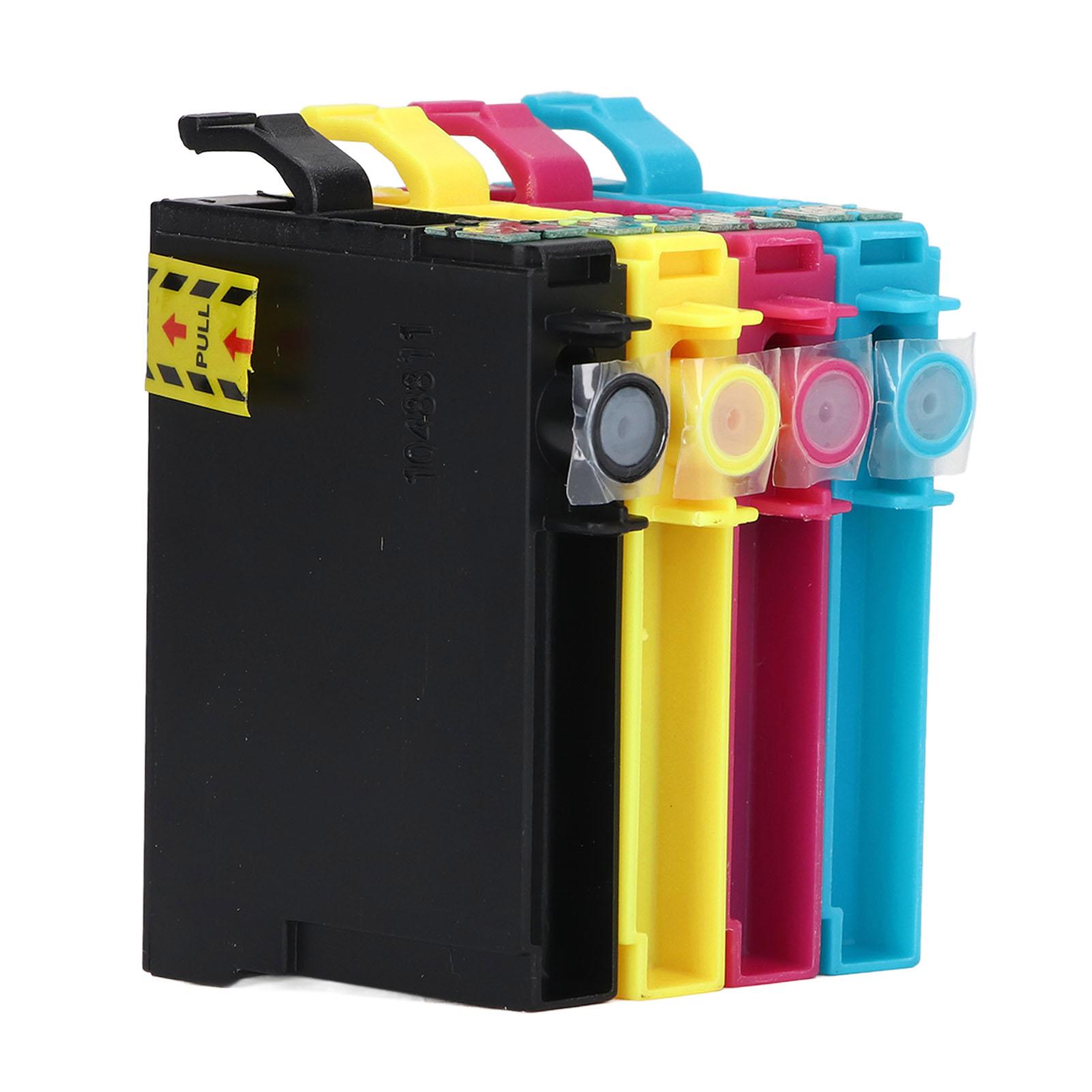 4 Pcs Ink Cartridge Black and Tri Color Combo Set BK C M Y Printer Ink Cartridge Replacement for WorkForce
4 Pcs Ink Cartridge Black and Tri Color Combo Set BK C M Y Printer Ink Cartridge Replacement for WorkForce