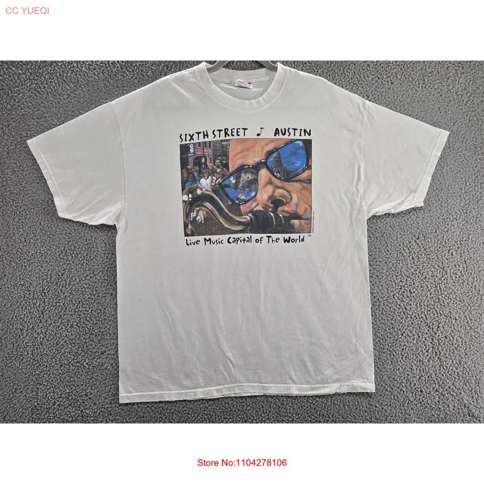 Vintage Austin Sixth StreeT T Shirt Men s XL Novelty Souvenir Music 1999 vintage Washed Versatile Top For Everyday Wear 5XL різнокольоровий
Vintage Austin Sixth StreeT T Shirt Men s XL Novelty Souvenir Music 1999 vintage Washed Versatile Top For Everyday Wear 5XL різнокольоровий
