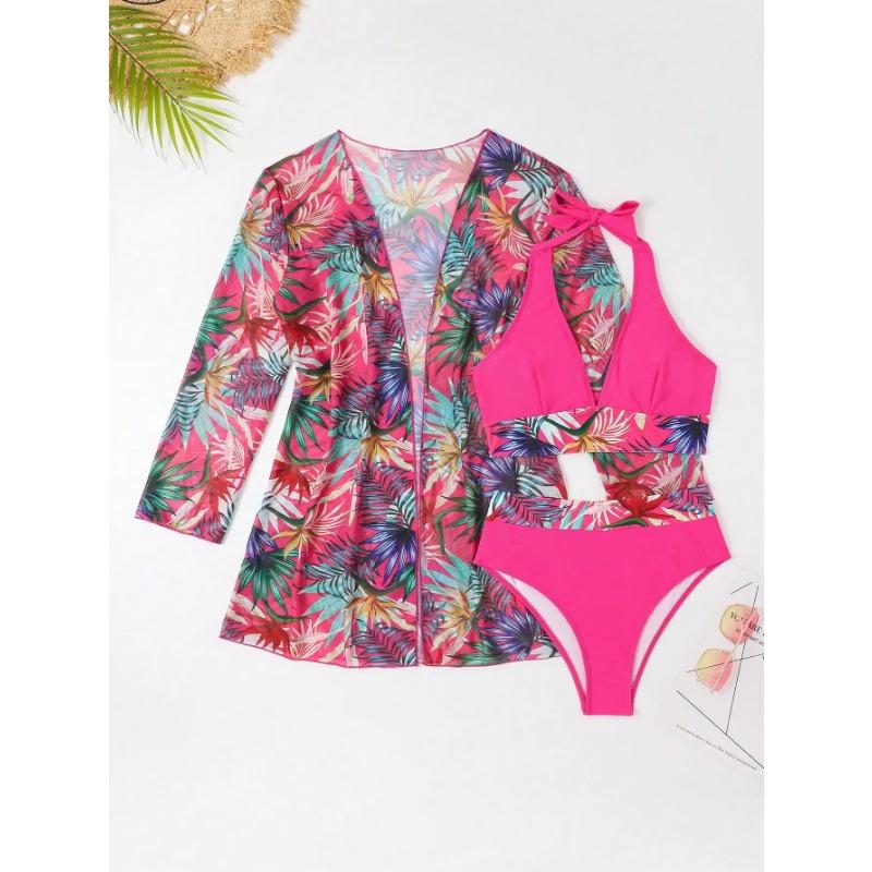 Купальники бикини с принтом халтер 3 шт. Женский купальник с кимоно Купальник с высокой талией Купальник для купания Женский купальный костюм Пляжная одежда XL горячий розовый
Купальники бикини с принтом халтер 3 шт. Женский купальник с кимоно Купальник с высокой талией Купальник для купания Женский купальный костюм Пляжная одежда XL горячий розовый