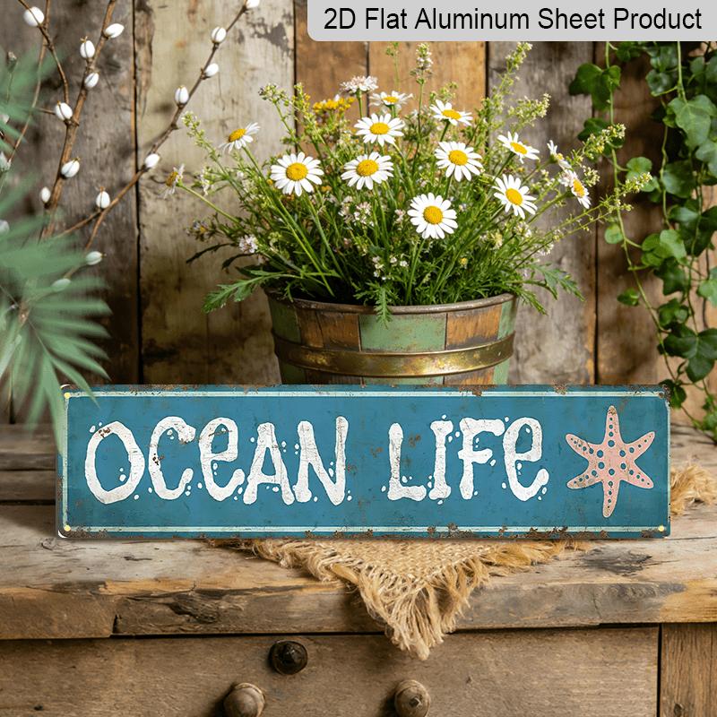 15.7×3.94inch Room Decor Sea Life Vintage Aluminum Signage - Aluminum Decorative Sign | UV Printed, Durable Metal Wall Art for Home, Bar, Cafe and 40cm x 10cm
15.7×3.94inch Room Decor Sea Life Vintage Aluminum Signage - Aluminum Decorative Sign | UV Printed, Durable Metal Wall Art for Home, Bar, Cafe and 40cm x 10cm