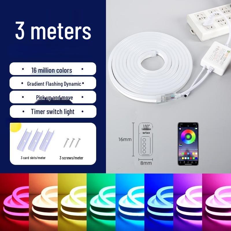 Кольорова RGB світлодіодна стрічка
Кольорова RGB світлодіодна стрічка
