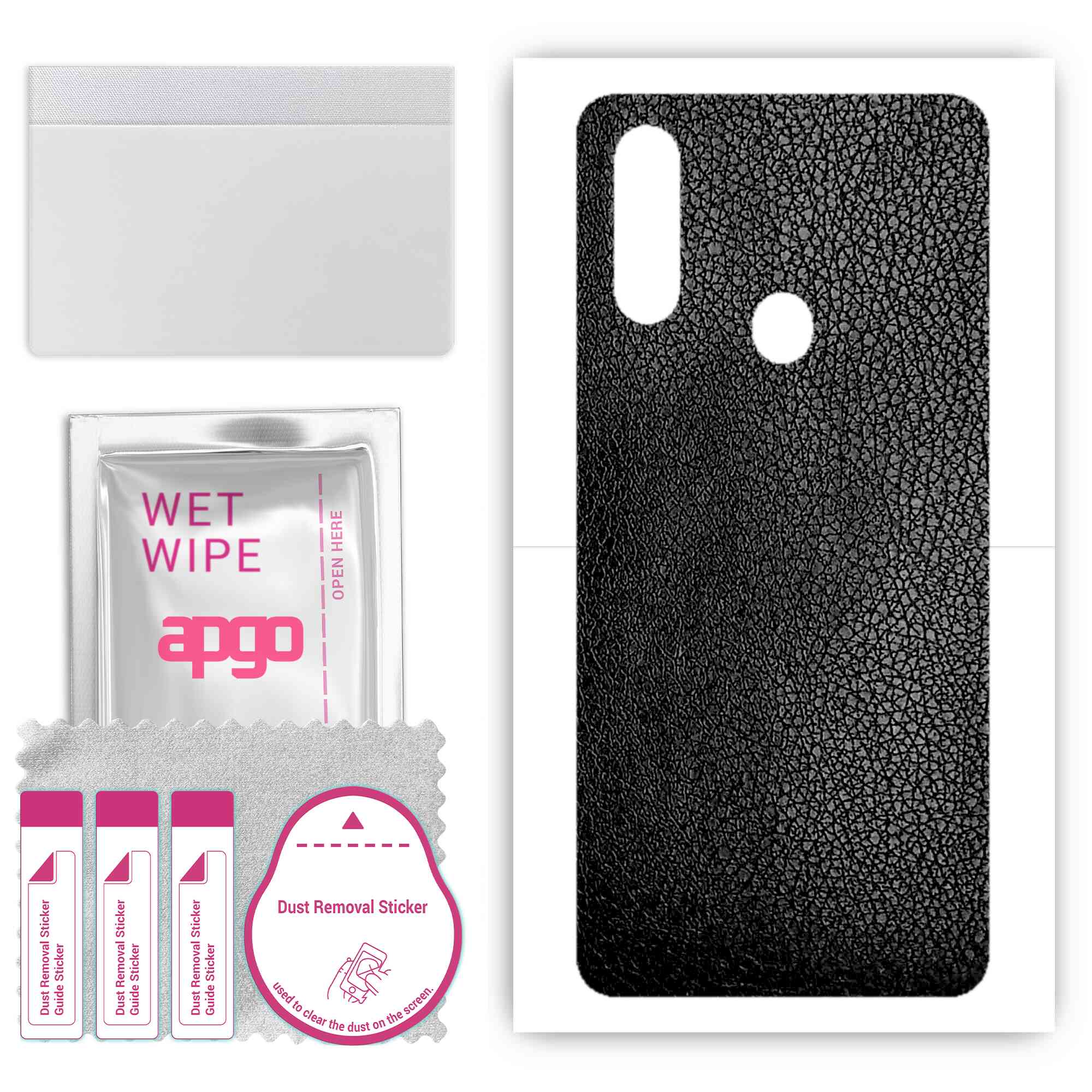 Apgo Protective Skin Sticker для задньої панелі, сумісної з Oppo A31, Wrap Film, Foil, Vinyl - Pattern Black Leather
Apgo Protective Skin Sticker для задньої панелі, сумісної з Oppo A31, Wrap Film, Foil, Vinyl - Pattern Black Leather