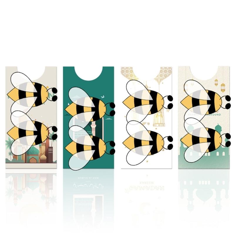 4Pieces Eid Mubarak Money Envelope 3.5x7inch Money Bag For Adult Kid Paper Money Pouches For Eid Festival Celebration
4Pieces Eid Mubarak Money Envelope 3.5x7inch Money Bag For Adult Kid Paper Money Pouches For Eid Festival Celebration