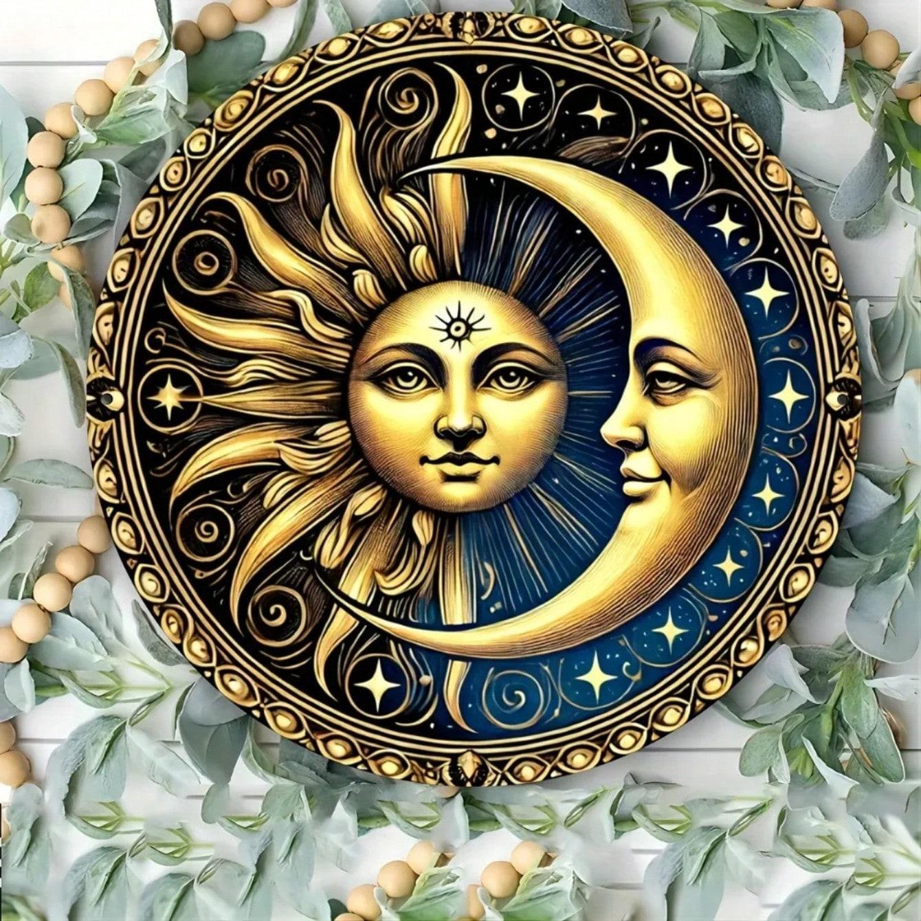 Sun Moon Metal Wall Decor 8 Inch Round Sign Solar Lunar Art Home Cafe Bar 20x20
Sun Moon Metal Wall Decor 8 Inch Round Sign Solar Lunar Art Home Cafe Bar 20x20