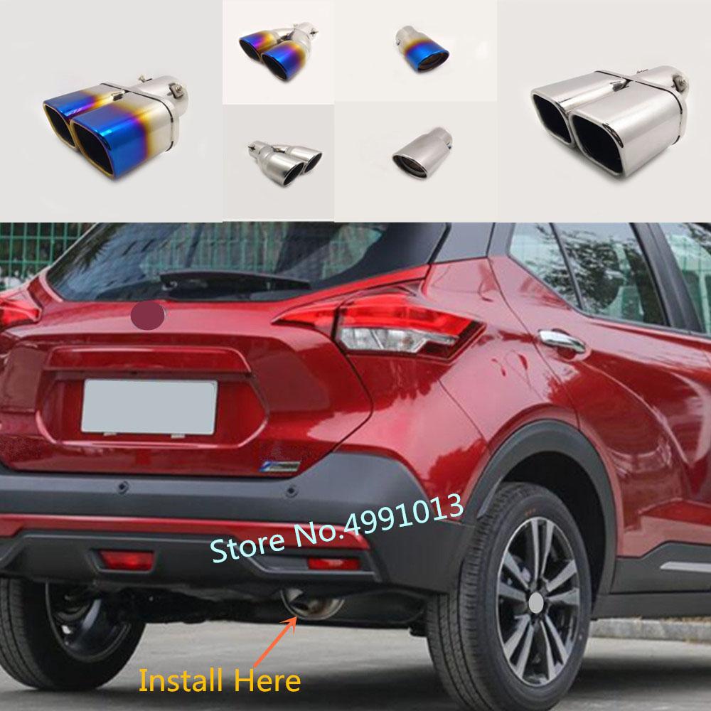 Для Nissan Kicks 2017 2018 Стайлинг кузова автомобиля Защитная крышка Глушитель из нержавеющей стали Выпускная труба Специальный наконечник выхлопной трубы хвост
Для Nissan Kicks 2017 2018 Стайлинг кузова автомобиля Защитная крышка Глушитель из нержавеющей стали Выпускная труба Специальный наконечник выхлопной трубы хвост