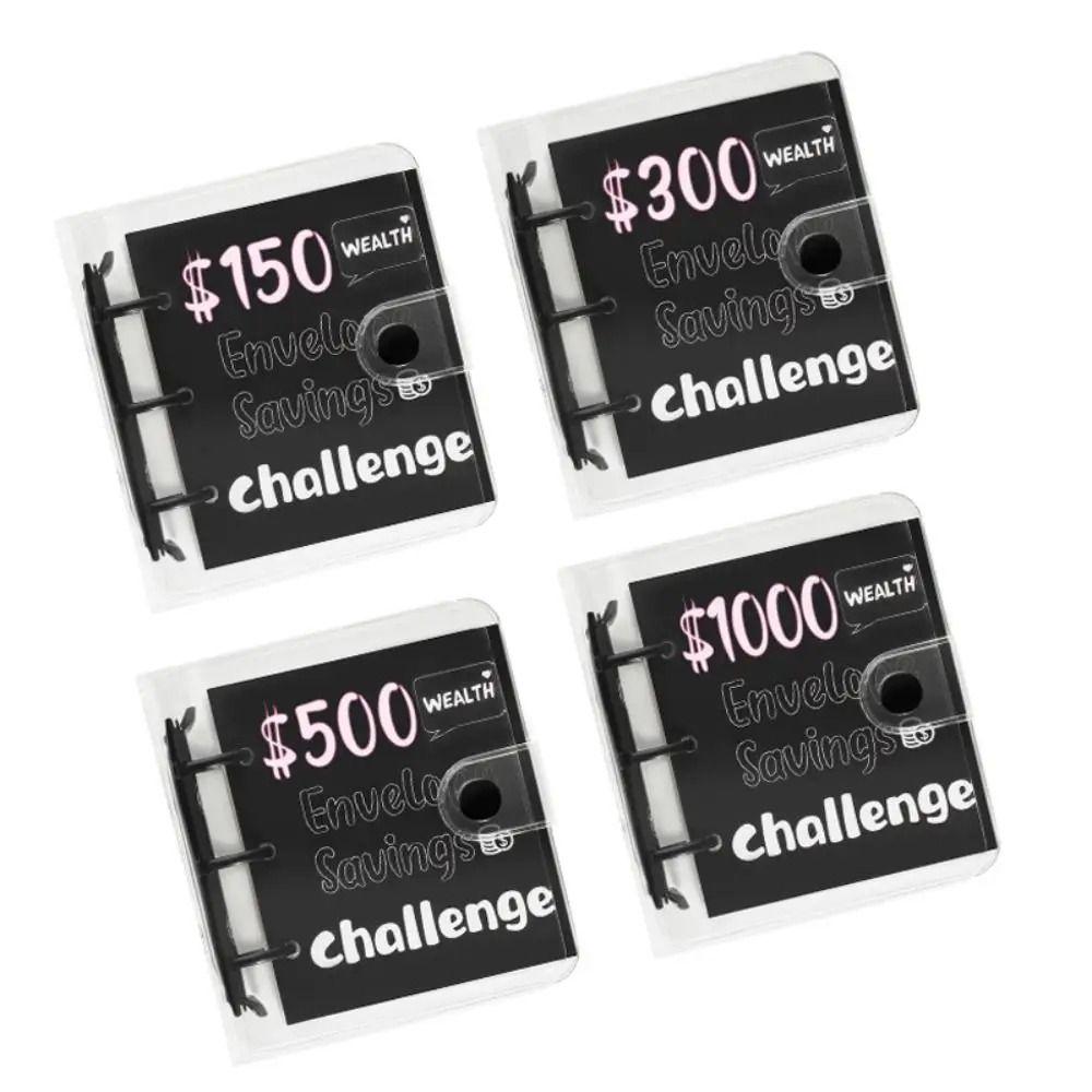 $150/300/500/1000 Money Saving Binder Mini Envelope Savings Challenge Save Money 1000 чорний
$150/300/500/1000 Money Saving Binder Mini Envelope Savings Challenge Save Money 1000 чорний