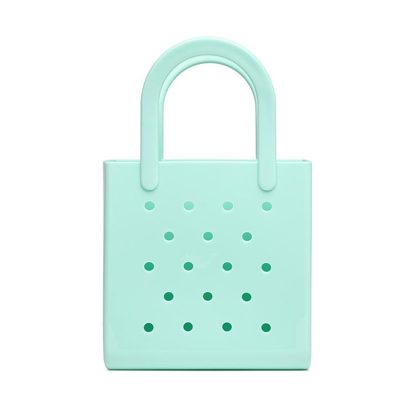 Водонепроницаемая летняя пляжная сумка однотонная сумка-тоут из желе портативная резиновая сумка с отверстиями кошелек Style 7