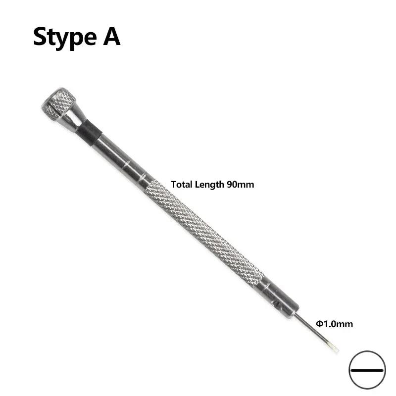 Small 0.8-1.6 Steel Single Screwdriver For Watch Glasses Repairing Portable Hand Tools Band Removal With Link Pins Watchmaker
Small 0.8-1.6 Steel Single Screwdriver For Watch Glasses Repairing Portable Hand Tools Band Removal With Link Pins Watchmaker
