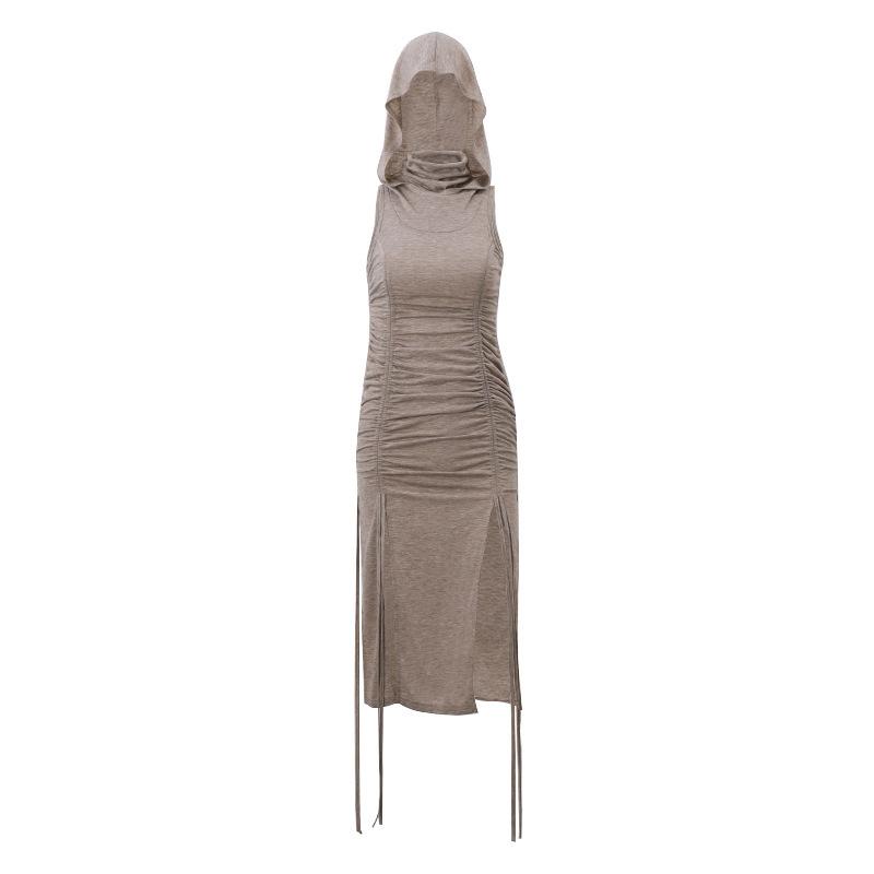 Wasteland women s clothing design is wrinkled, sexy and thin, European and American fashion catwalk trend hooded retro dress cool L хакі
Wasteland women s clothing design is wrinkled, sexy and thin, European and American fashion catwalk trend hooded retro dress cool L хакі