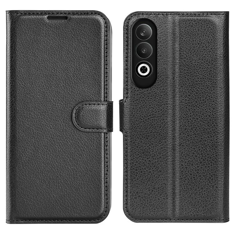 For OnePlus Nord CE4 5G / Oppo K12 Case Litchi Grain Leather Folio Flip Phone Cover - Black
For OnePlus Nord CE4 5G / Oppo K12 Case Litchi Grain Leather Folio Flip Phone Cover - Black