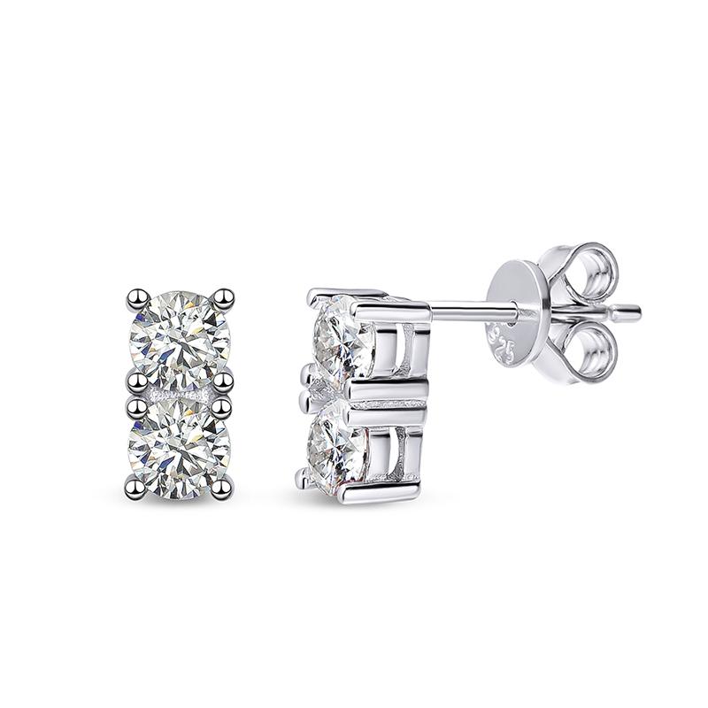 Smyoue 1.2cttw 100% Real Green Moissanite Studs Earrings for Women Classic Four Claw Ear Studs S925 Silver Jewelry GRA
Smyoue 1.2cttw 100% Real Green Moissanite Studs Earrings for Women Classic Four Claw Ear Studs S925 Silver Jewelry GRA