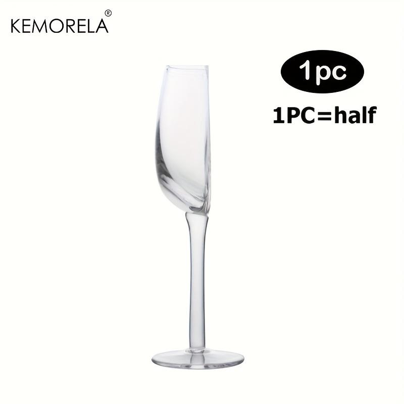1/2PCS Novelty Wine Glass Set European Style Half Red Wine And Champagne Glasses High Quality Glass Suitable for Home Gathering 250ML
1/2PCS Novelty Wine Glass Set European Style Half Red Wine And Champagne Glasses High Quality Glass Suitable for Home Gathering 250ML