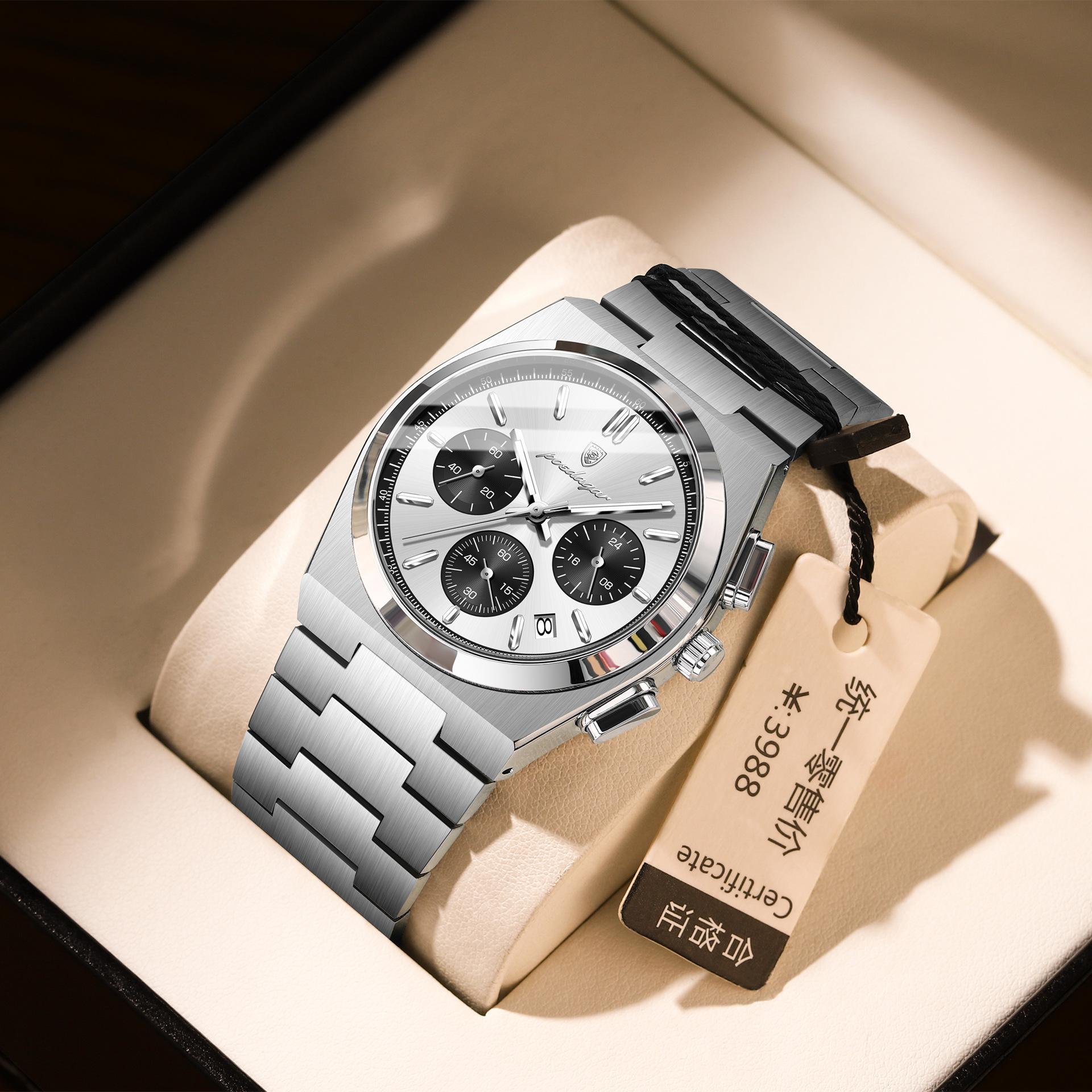 POEDAGAR National Top Brand Men s Watch Waterproof Multifunctional Luminous Ultra Thin Quartz Wristwatch P970Silver shell, white f
POEDAGAR National Top Brand Men s Watch Waterproof Multifunctional Luminous Ultra Thin Quartz Wristwatch P970Silver shell, white f