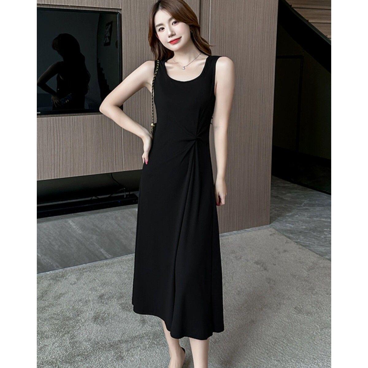 Plus Size Modal Sleeveless Long Tank Dress - Versatile Inner or Outer Layer M (40-50 kg) чорний
Plus Size Modal Sleeveless Long Tank Dress - Versatile Inner or Outer Layer M (40-50 kg) чорний