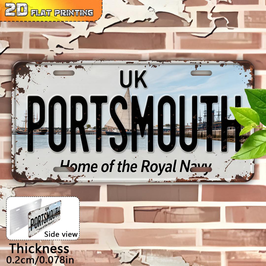 D Flat pc Portsmouth UK Vintage TravelThemed Aluminum Wall Sign cm x cm British Landmark Plaque for Home Office 15x30cm(5.9x7.8inch)
D Flat pc Portsmouth UK Vintage TravelThemed Aluminum Wall Sign cm x cm British Landmark Plaque for Home Office 15x30cm(5.9x7.8inch)