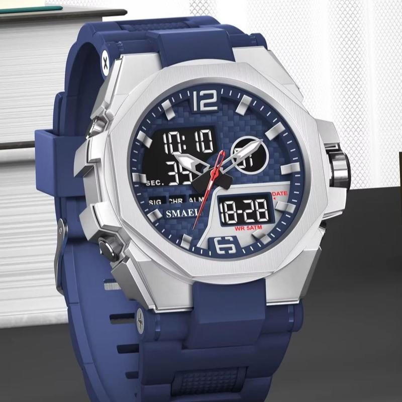 SMAEL Brand Sport Watch 8103 LED Light Alarm Clock Outdoor Tactical Alloy Dual Time Display Waterproof Auto Date Watch For Men армия зеленый
SMAEL Brand Sport Watch 8103 LED Light Alarm Clock Outdoor Tactical Alloy Dual Time Display Waterproof Auto Date Watch For Men армия зеленый