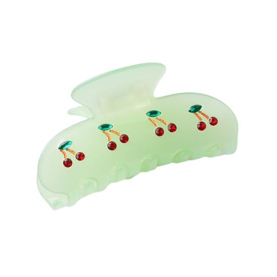 Hair Claw Rhinestones Inlaid Cherry Decoration Back Head Shower Clip Medium Size Shark Hair Claw Versatile Hair Accessory
Hair Claw Rhinestones Inlaid Cherry Decoration Back Head Shower Clip Medium Size Shark Hair Claw Versatile Hair Accessory