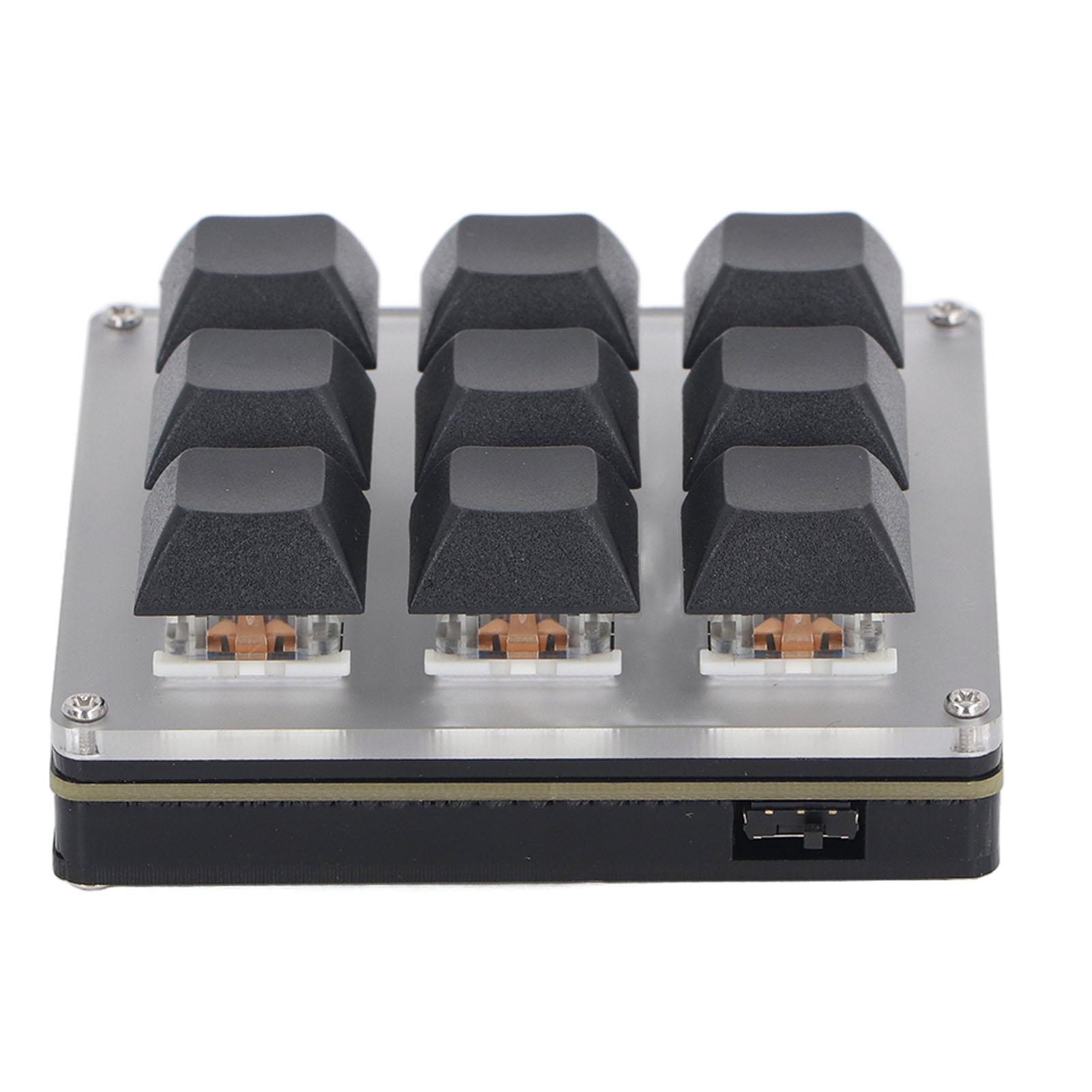 Mechanical Gaming Keyboard 2.4G USB Type C Bluetooth 9 Keys One Handed Professional Gaming Keypad
Mechanical Gaming Keyboard 2.4G USB Type C Bluetooth 9 Keys One Handed Professional Gaming Keypad