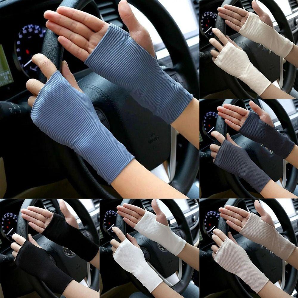1Pair Elastic Sunscreen Half Finger Gloves Breathable Fingerless Gloves Summer Outdoor темно-сірий колір
1Pair Elastic Sunscreen Half Finger Gloves Breathable Fingerless Gloves Summer Outdoor темно-сірий колір