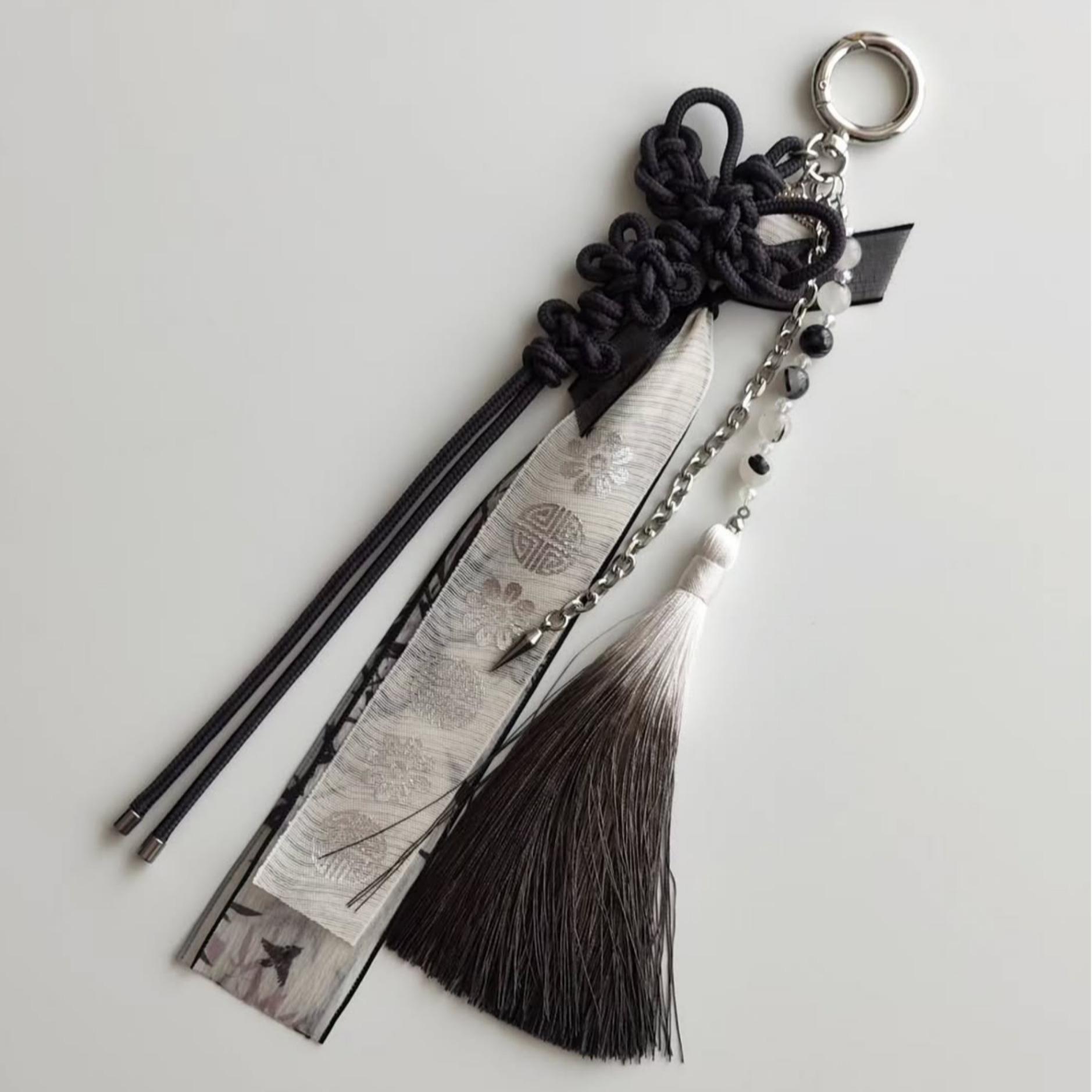 Mukyung Korean Traditional Knot Black Needle Quartz Norigae Keyring 29cmm
Mukyung Korean Traditional Knot Black Needle Quartz Norigae Keyring 29cmm