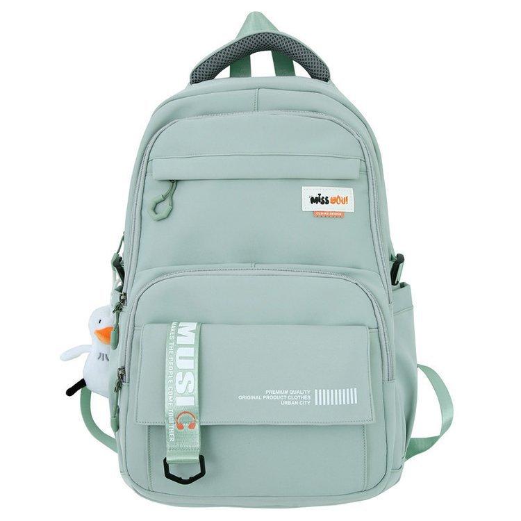 Large capacity casual backpack new Korean version small fresh fashion backpack Japanese simple solid color schoolbag single pack зелёный
Large capacity casual backpack new Korean version small fresh fashion backpack Japanese simple solid color schoolbag single pack зелёный