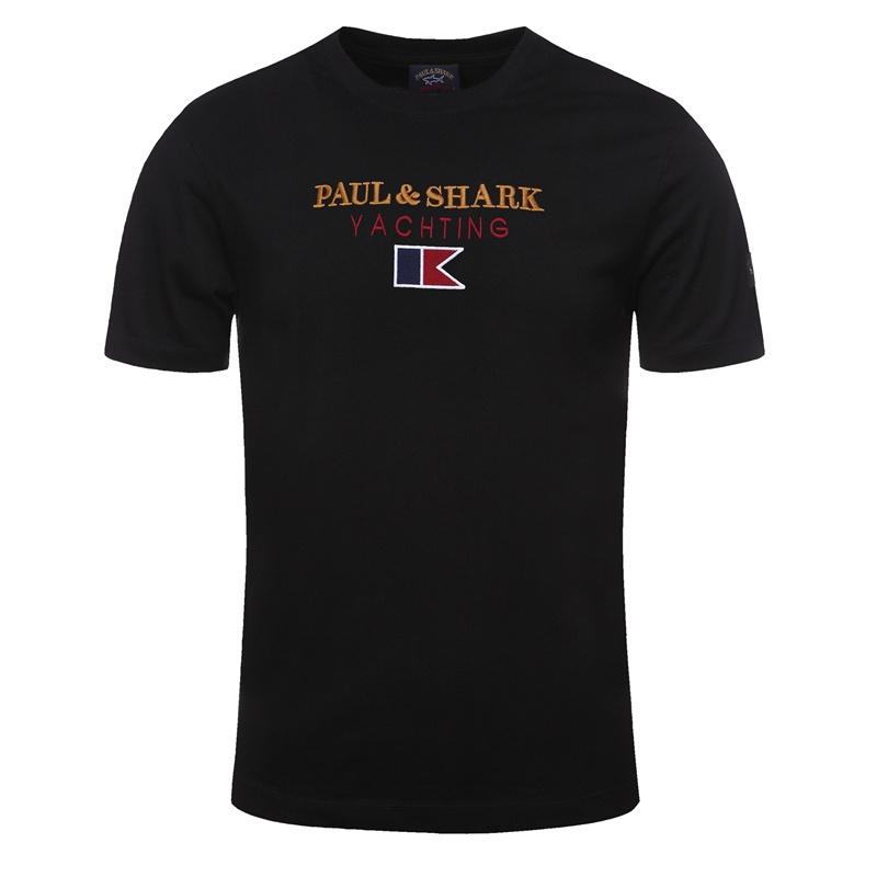 Paul Shark2020 Shark Summer Embroidered Logo Casual Solid Color Short T Round Neck Short Sleeve Unisex T-Shirt
Paul Shark2020 Shark Summer Embroidered Logo Casual Solid Color Short T Round Neck Short Sleeve Unisex T-Shirt