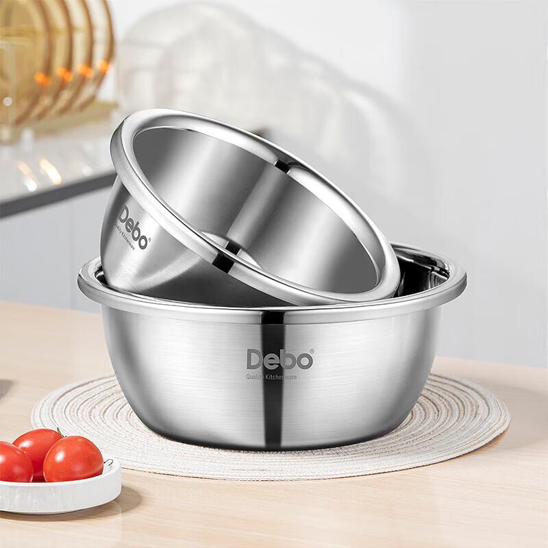 Debo Laurent Stainless Steel Mixing Bowl Set
Debo Laurent Stainless Steel Mixing Bowl Set