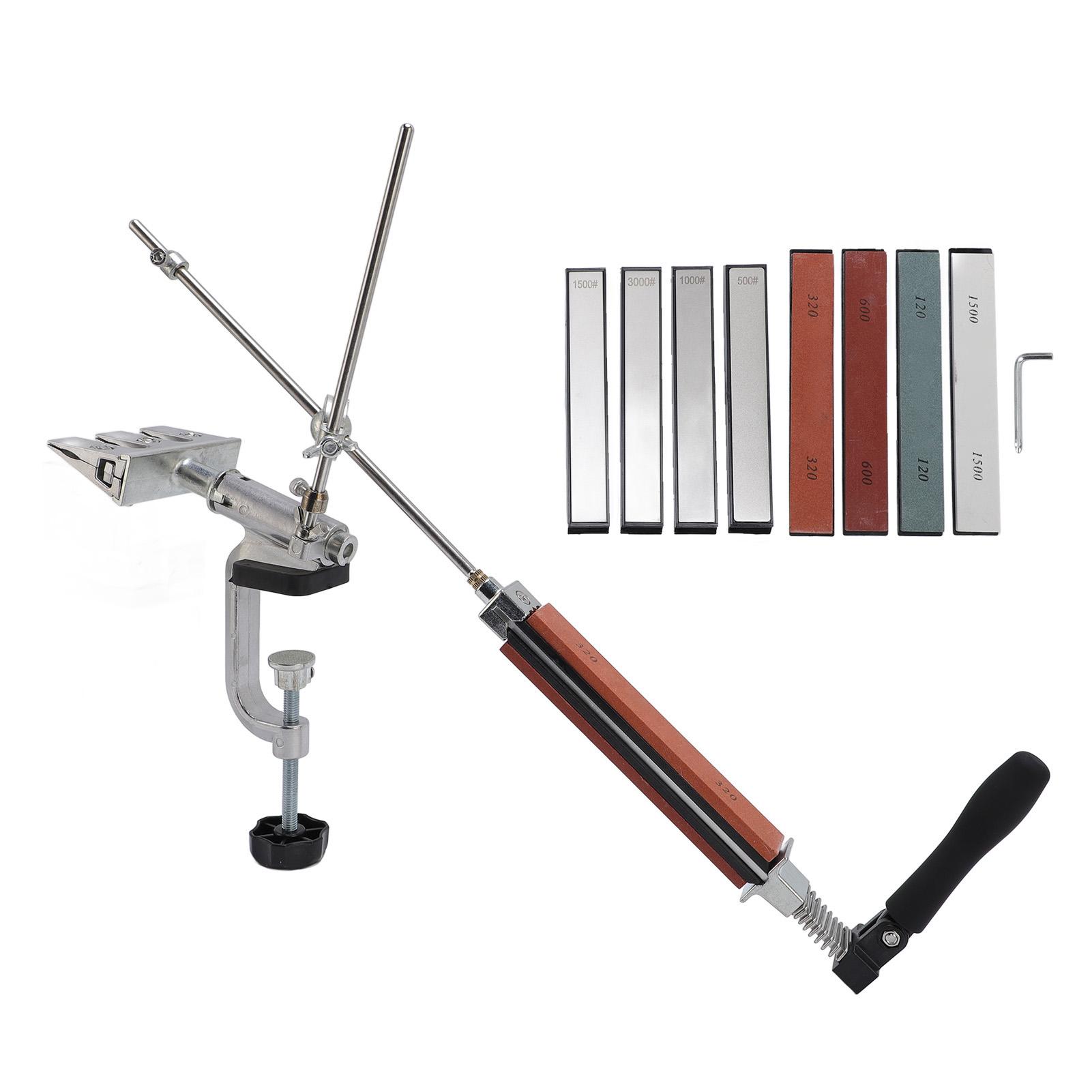 Fixed Angle Sharpener with 8 Whetstones 360 Degree Flip Professional Sharpening System for Kitchen
Fixed Angle Sharpener with 8 Whetstones 360 Degree Flip Professional Sharpening System for Kitchen