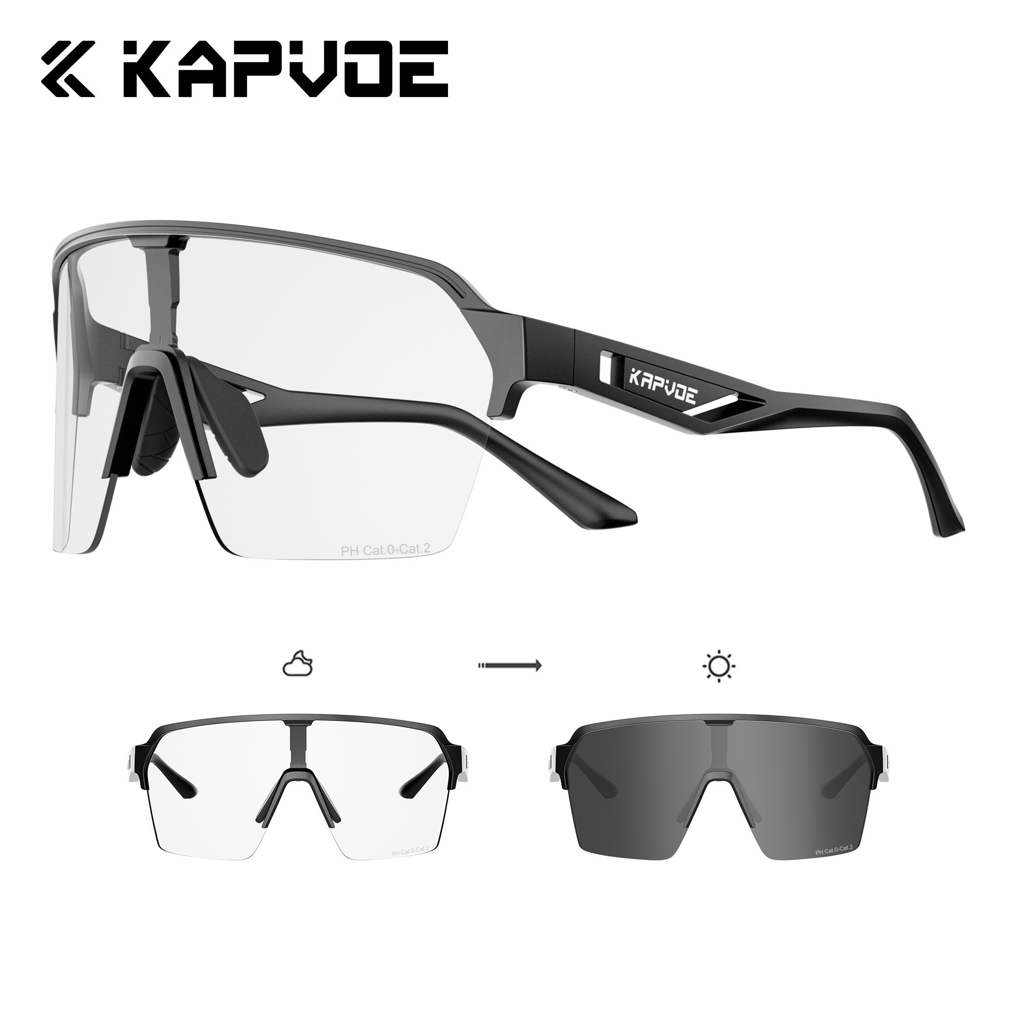 Kapvoe Photochromic Bike Sunglasses Cycling Glasses Polarized MTB Goggles Women Outdoor Sports Man UV400 Riding Bicycle Eyewear
Kapvoe Photochromic Bike Sunglasses Cycling Glasses Polarized MTB Goggles Women Outdoor Sports Man UV400 Riding Bicycle Eyewear