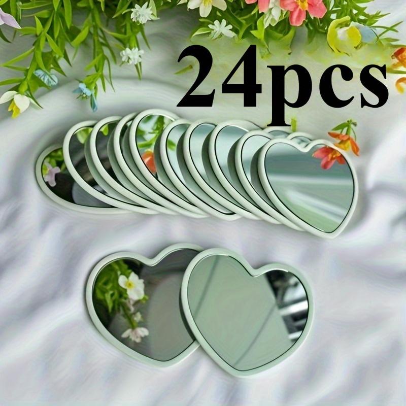 24pcs Love Mirrors Travel Portable Beauty Glass Mini Dressing Makeup Mirror Cute Heart-shaped Student Dormitory Mirror Girl Gift
24pcs Love Mirrors Travel Portable Beauty Glass Mini Dressing Makeup Mirror Cute Heart-shaped Student Dormitory Mirror Girl Gift