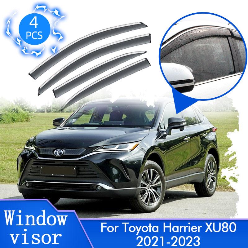 4x для Toyota Harrier Venza XU80 XLE 2022 2023 боковые дефлекторы для защиты от солнца и дождя, козырьки для окон, крышка лобового стекла автомобиля
4x для Toyota Harrier Venza XU80 XLE 2022 2023 боковые дефлекторы для защиты от солнца и дождя, козырьки для окон, крышка лобового стекла автомобиля