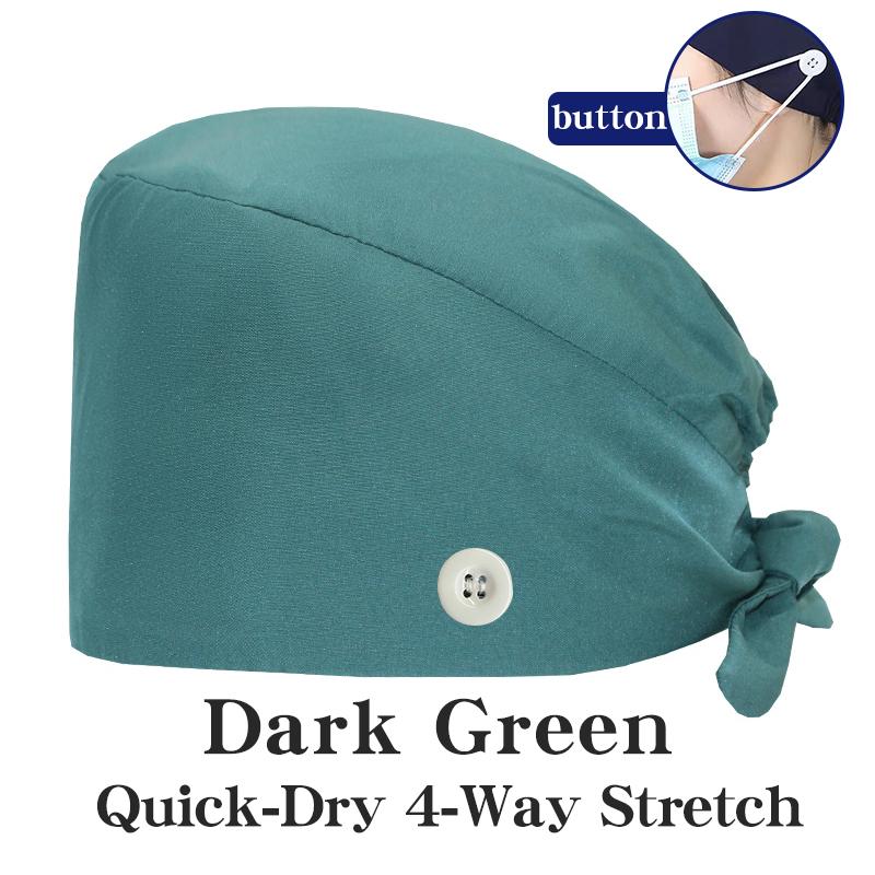 Stretch Solid Color Scrub Caps with Buttons, Quick Dry Nursing & Doctor Hats for Dental Clinic Operating Room Headwear зелёный
Stretch Solid Color Scrub Caps with Buttons, Quick Dry Nursing & Doctor Hats for Dental Clinic Operating Room Headwear зелёный