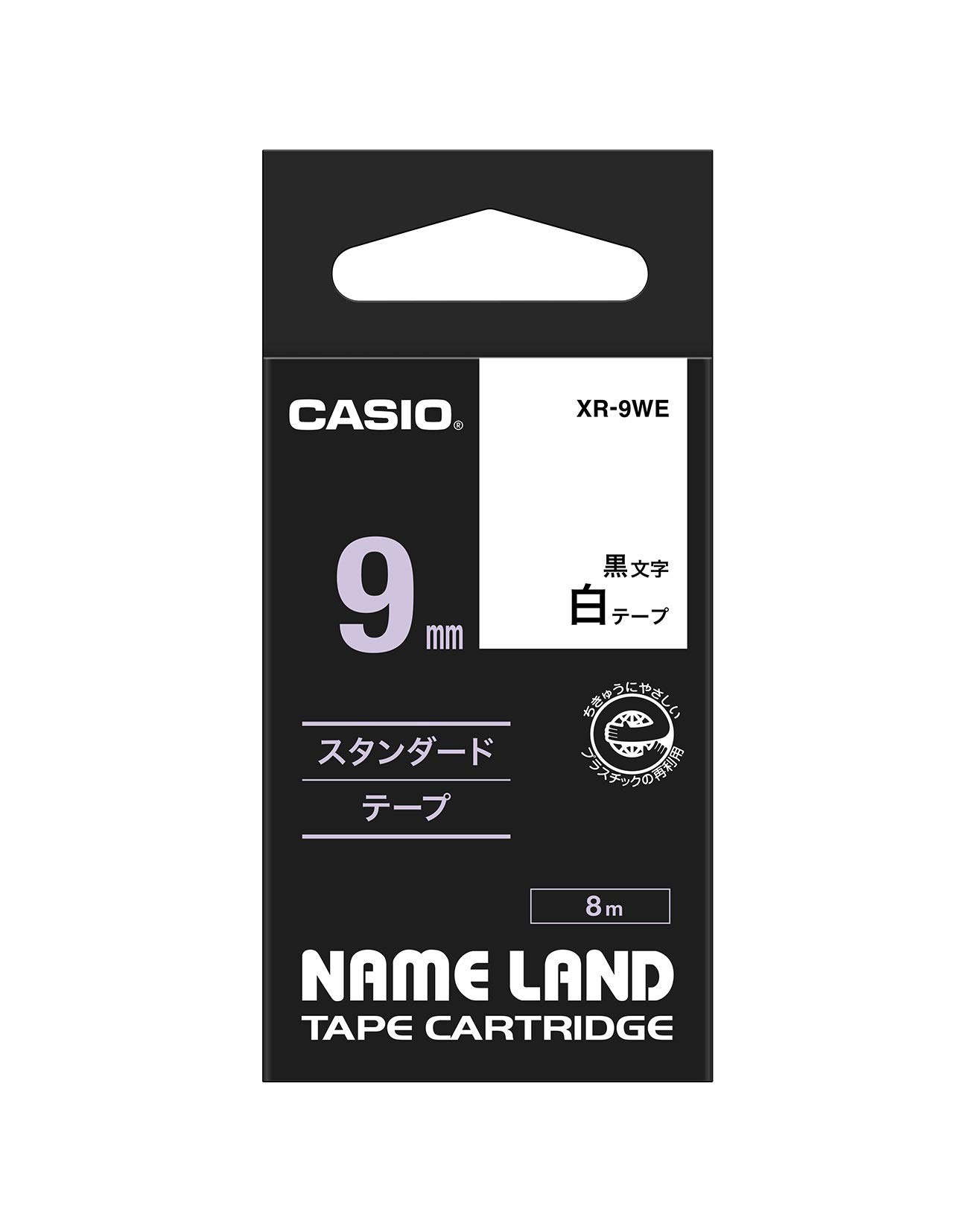Оригінальна стрічка Casio Nameland Label Writer Tape 9 мм, чорні літери на білому тлі XR-9WE
Оригінальна стрічка Casio Nameland Label Writer Tape 9 мм, чорні літери на білому тлі XR-9WE
